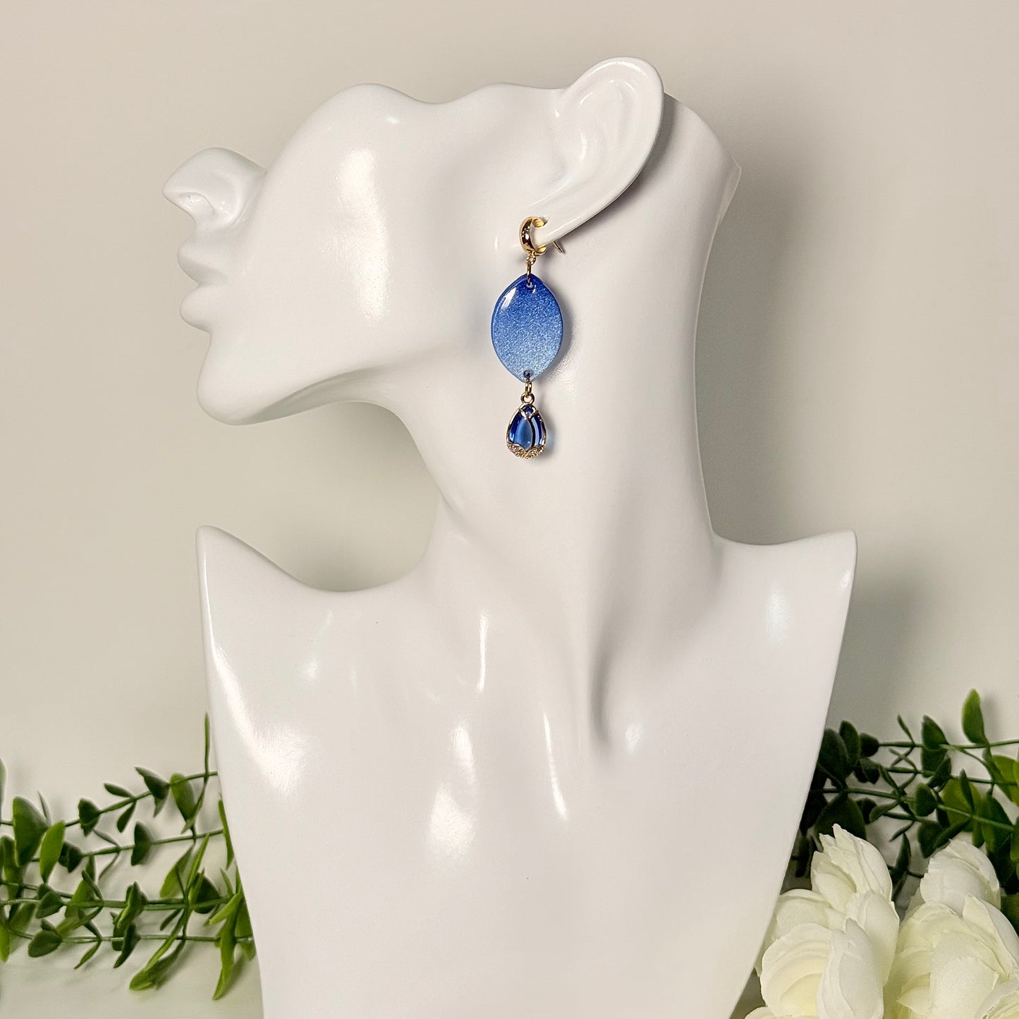 Shimmery Night Sky Earrings