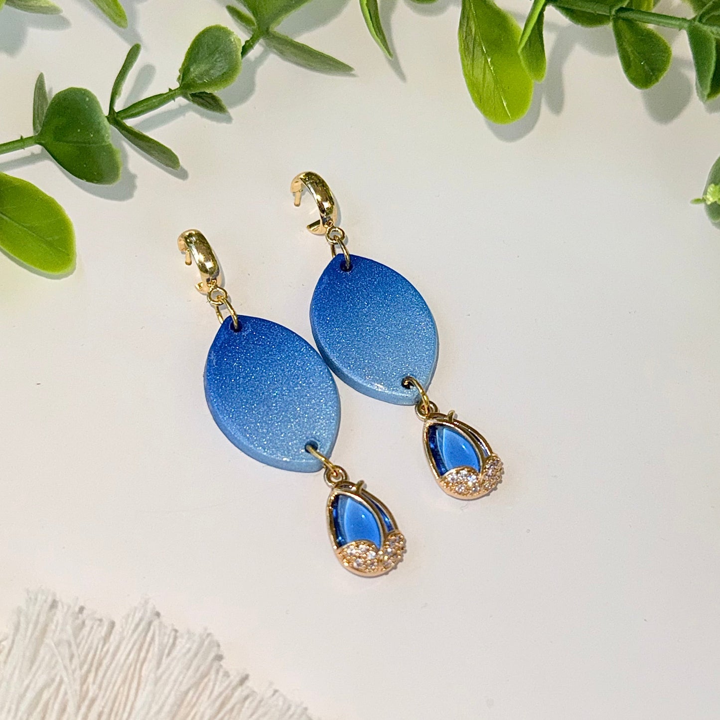 Shimmery Night Sky Earrings