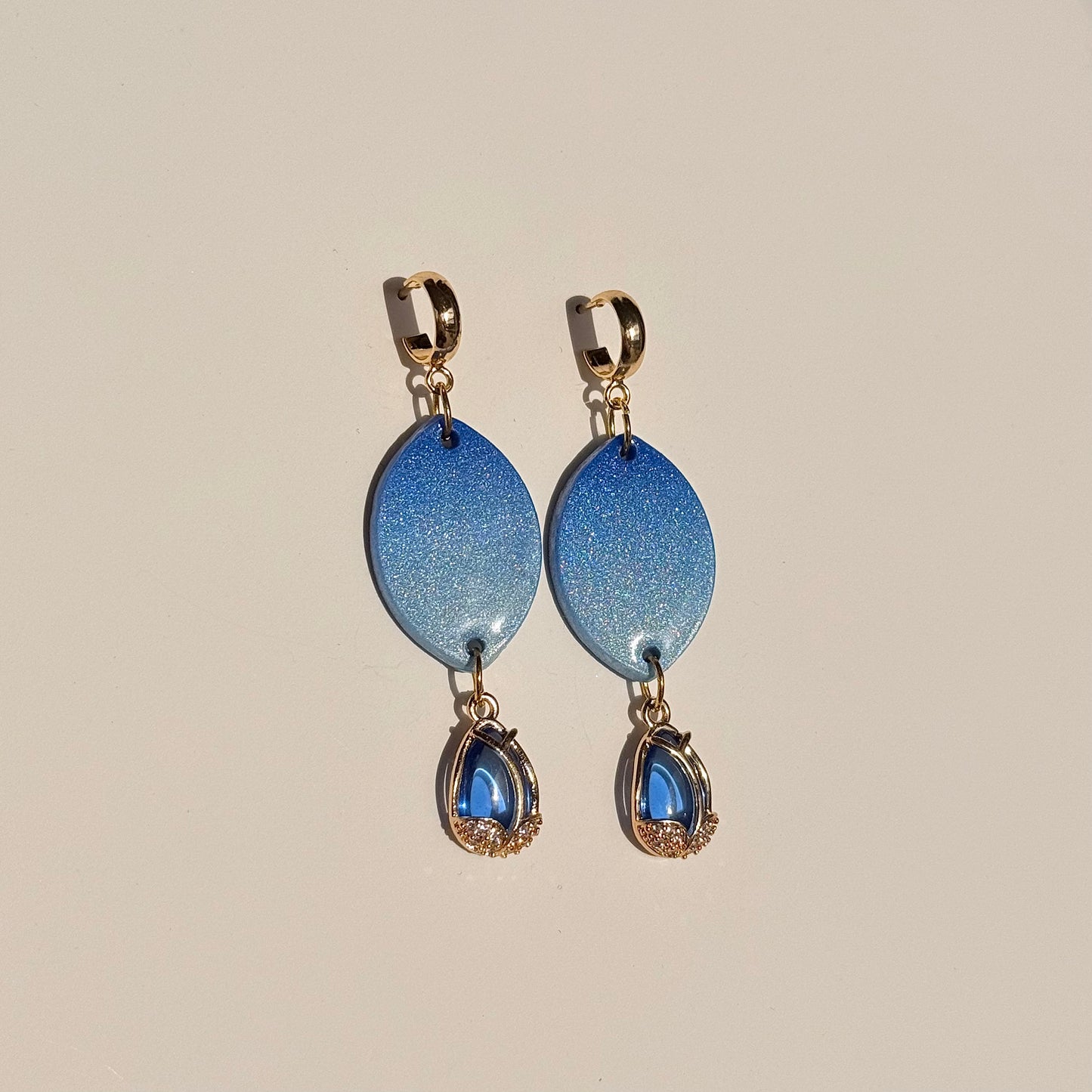 Shimmery Night Sky Earrings