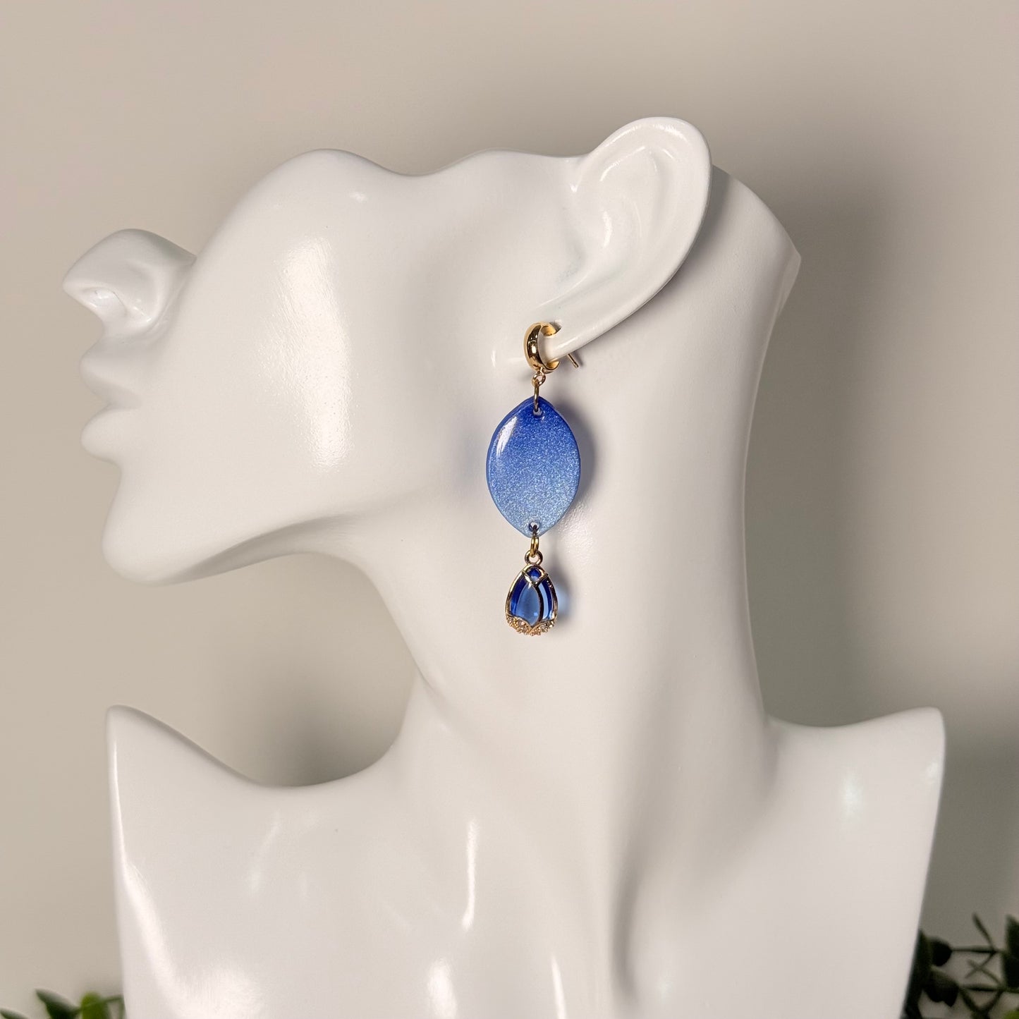 Shimmery Night Sky Earrings