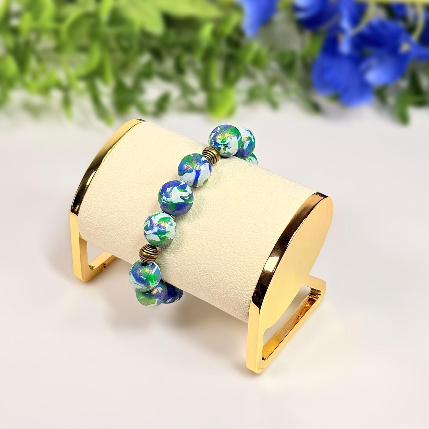 Handmade Earth Beads Bracelet