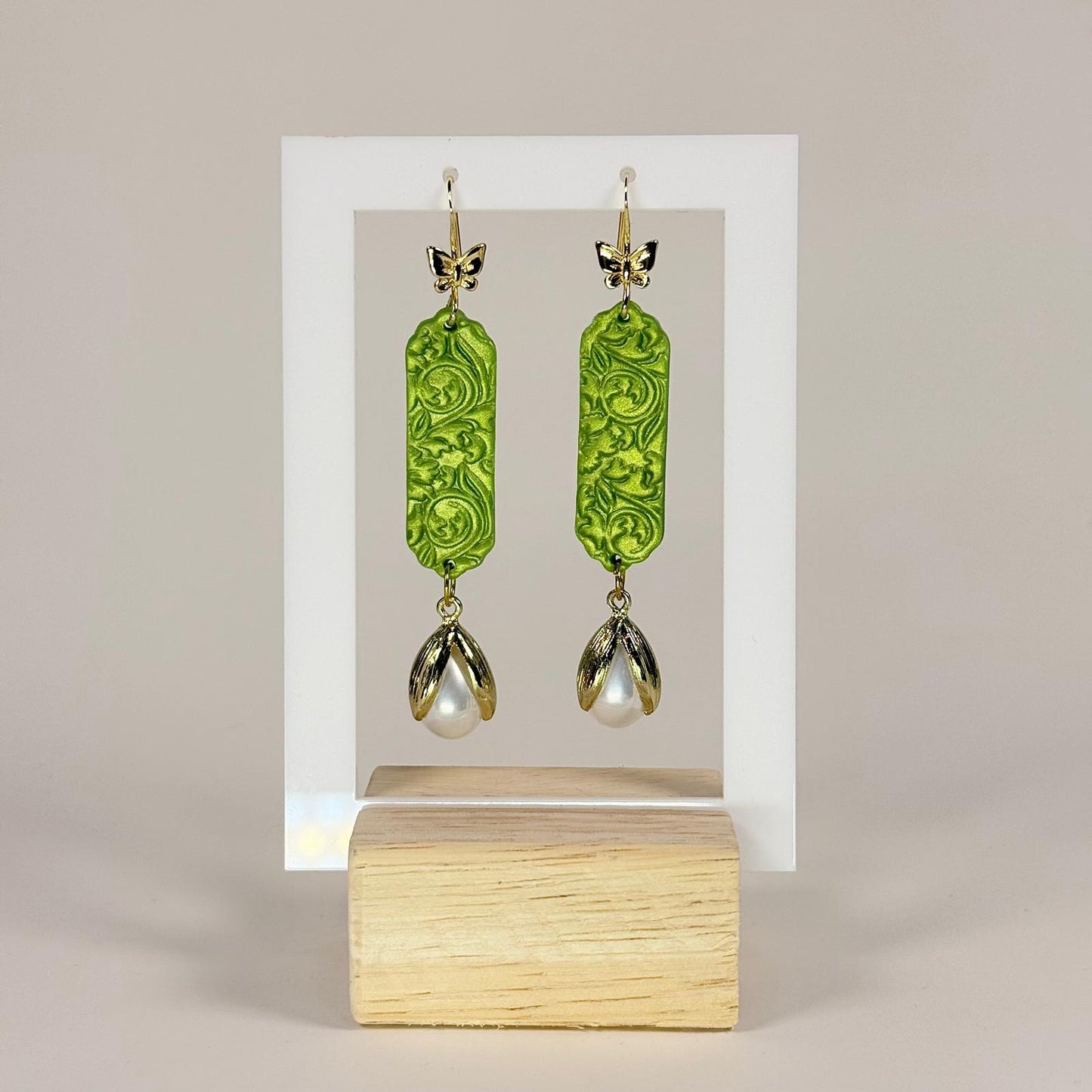 Blooming Pearl Drop Earrings