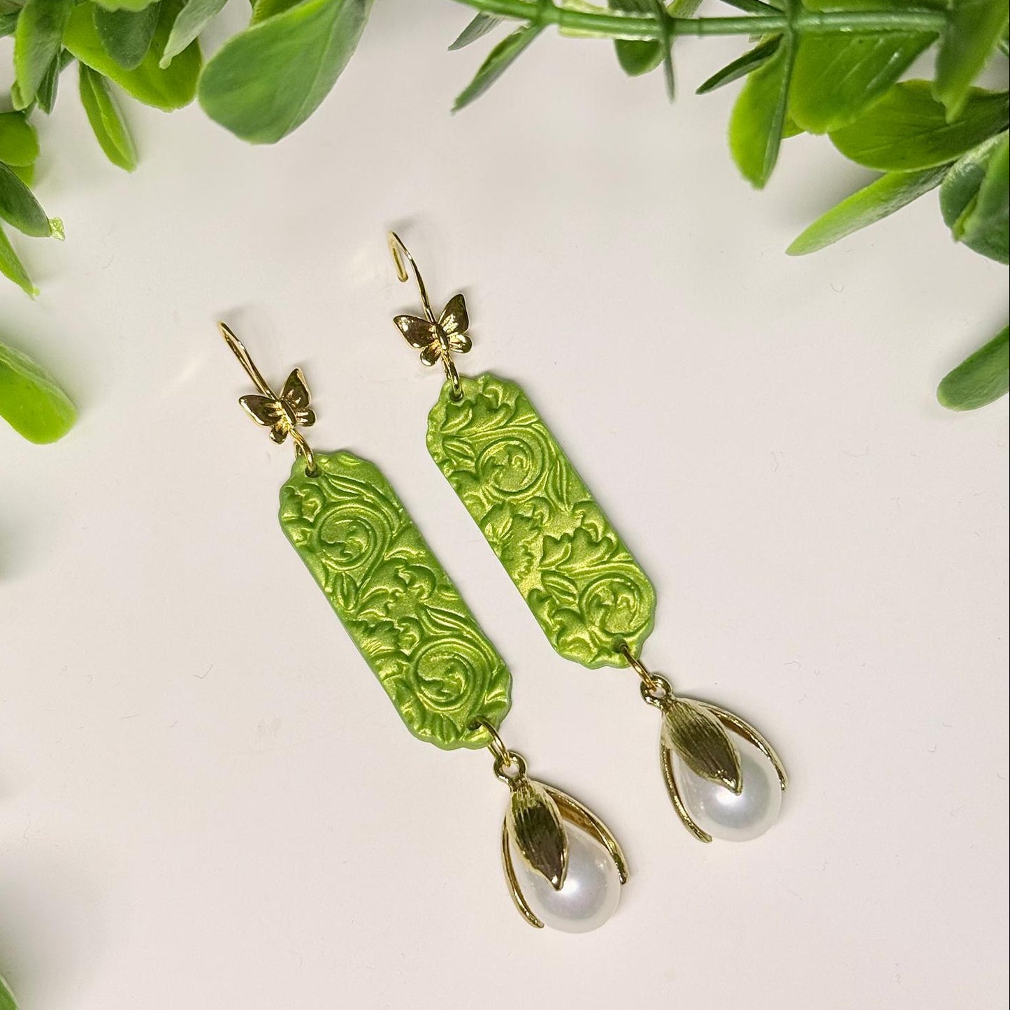Blooming Pearl Drop Earrings