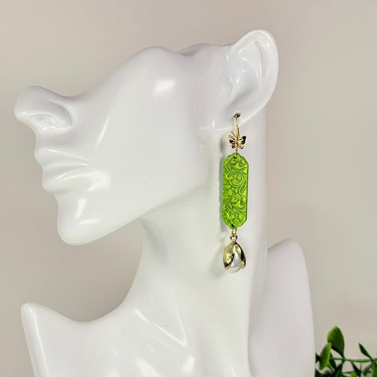 Blooming Pearl Drop Earrings