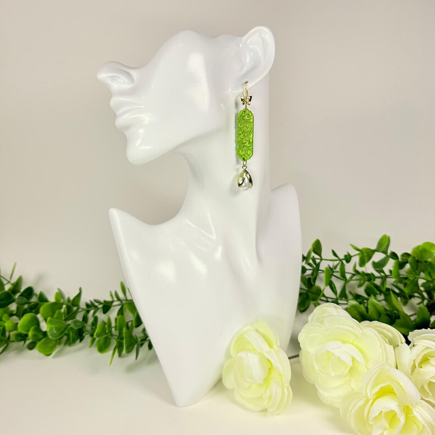 Blooming Pearl Drop Earrings