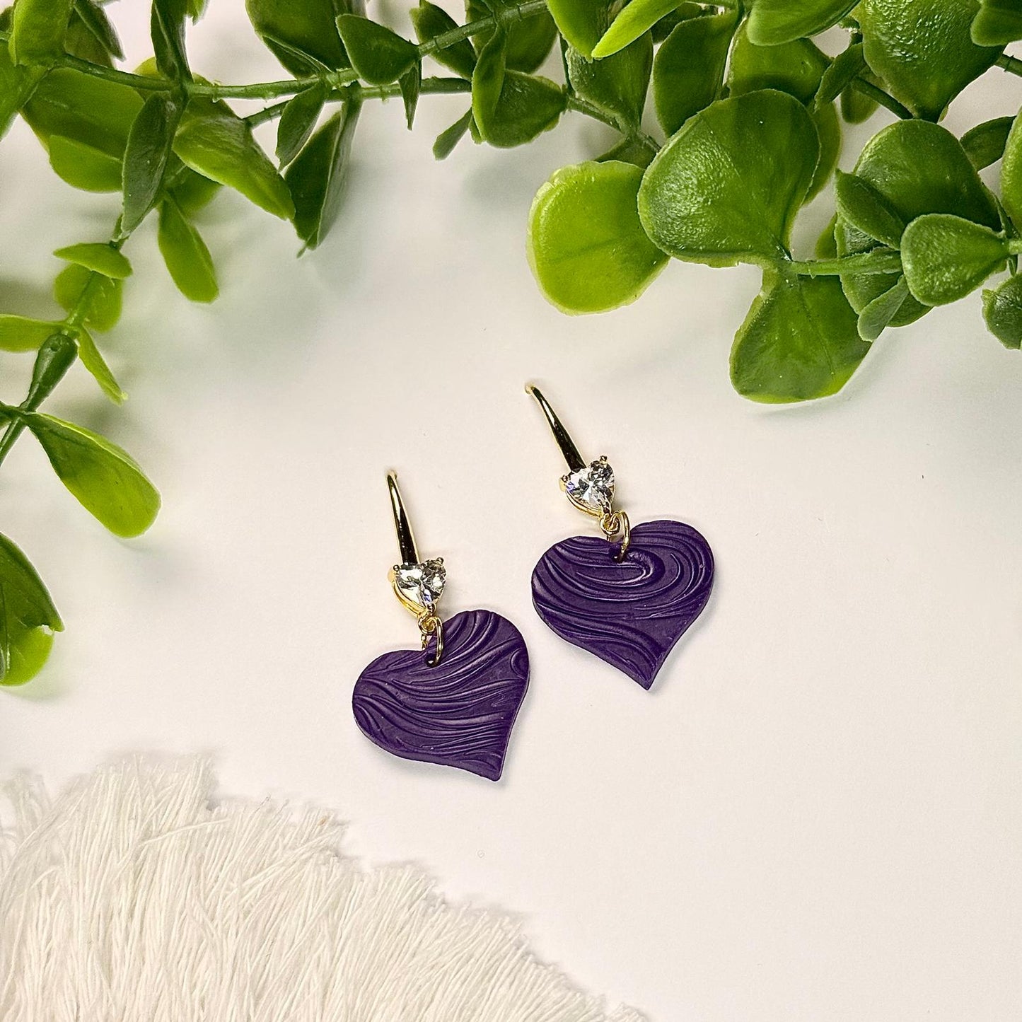 Heart Wave Earrings - 6 Colors!