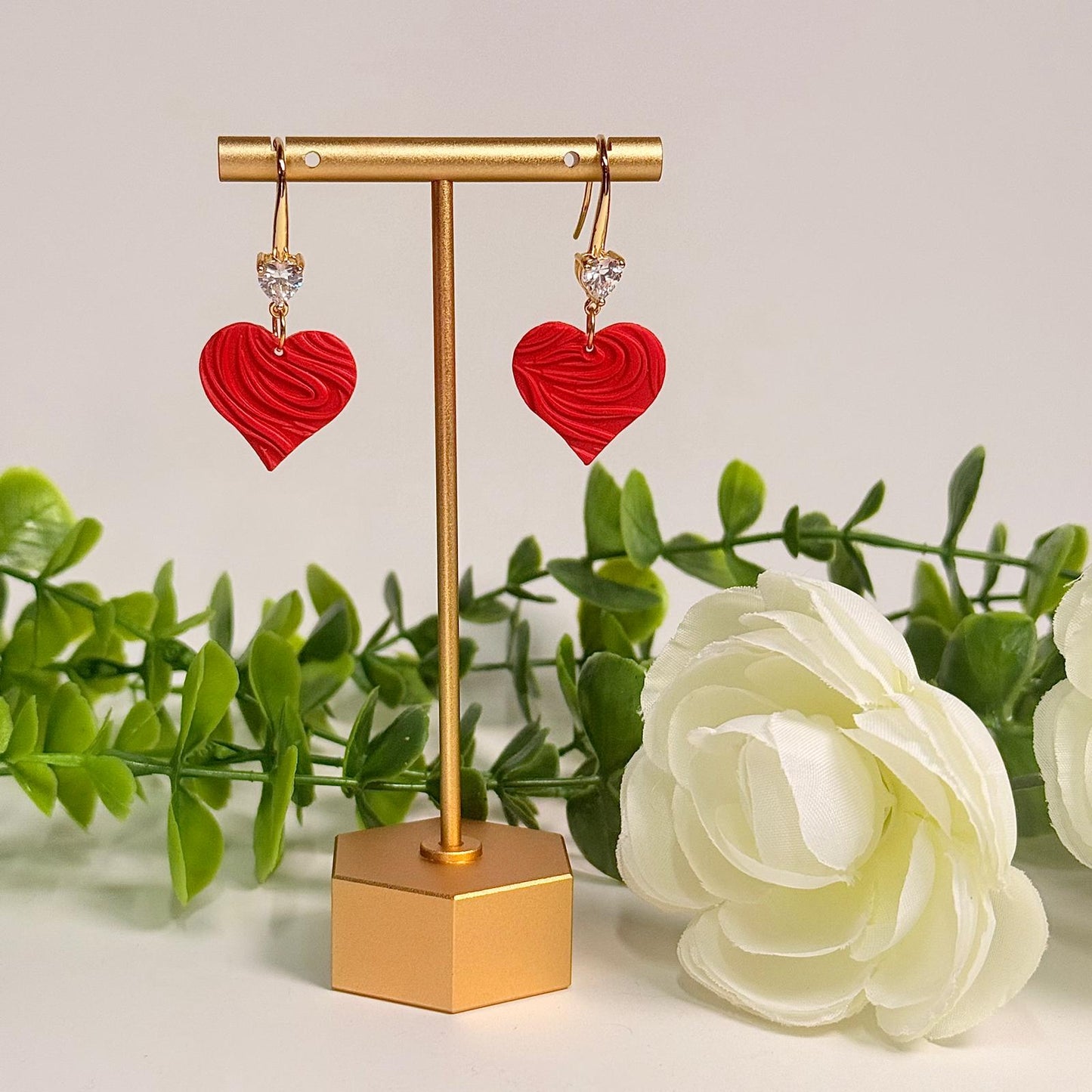 Heart Wave Earrings - 6 Colors!