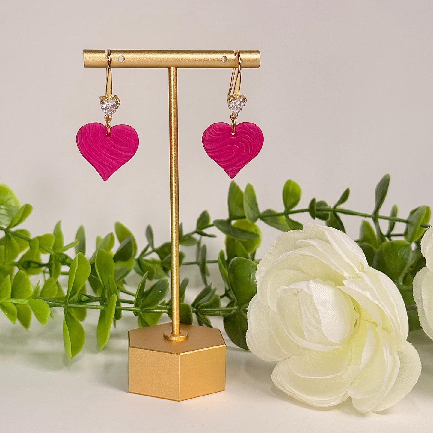 Heart Wave Earrings - 6 Colors!