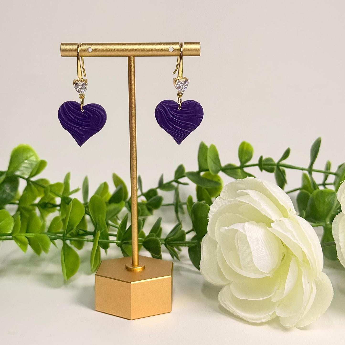 Heart Wave Earrings - 6 Colors!