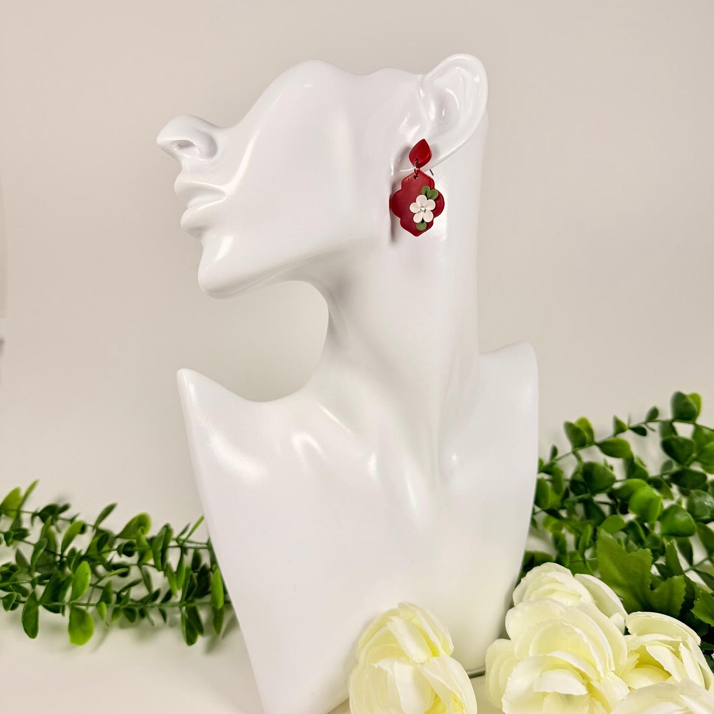 Christmas Eve Floral Earrings