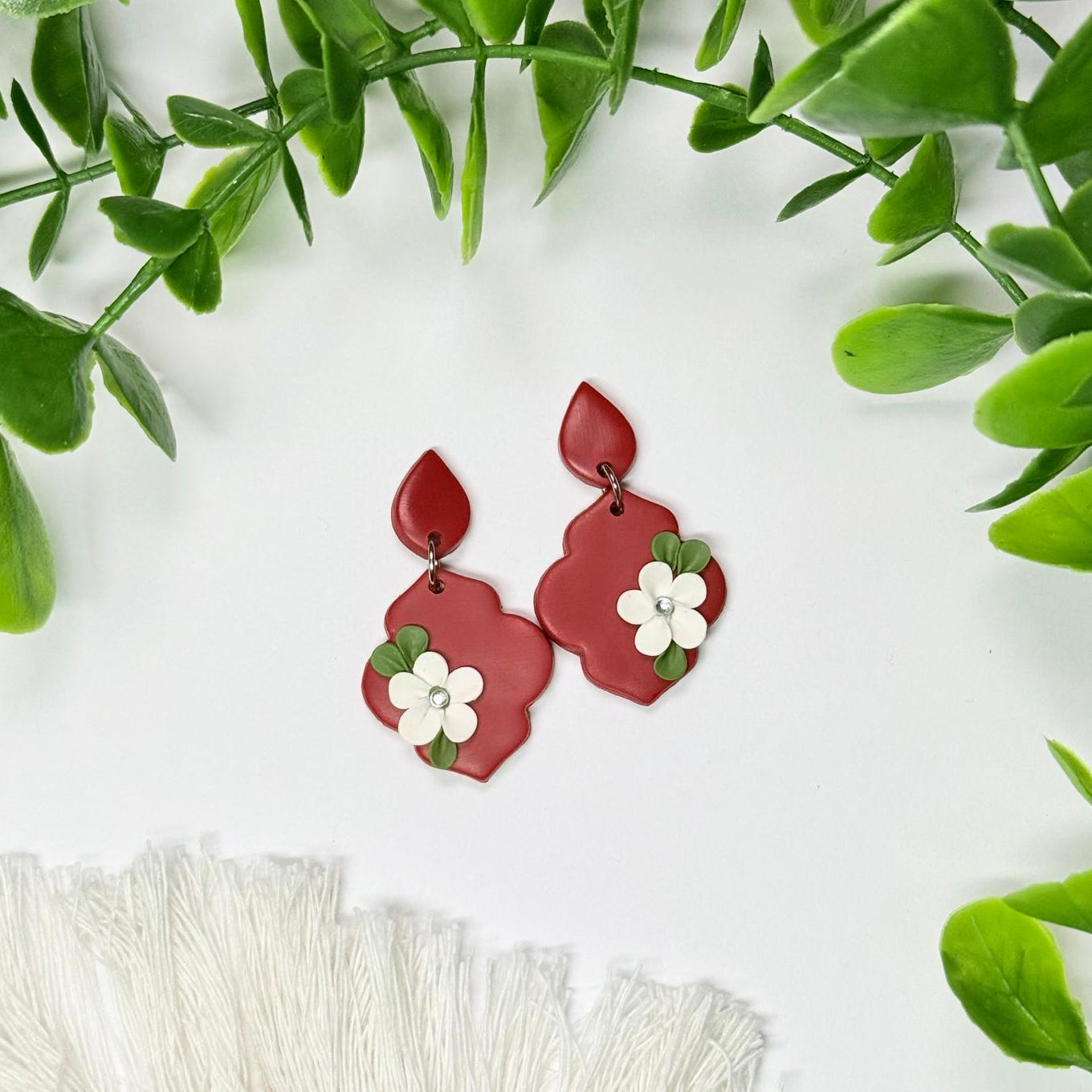 Christmas Eve Floral Earrings
