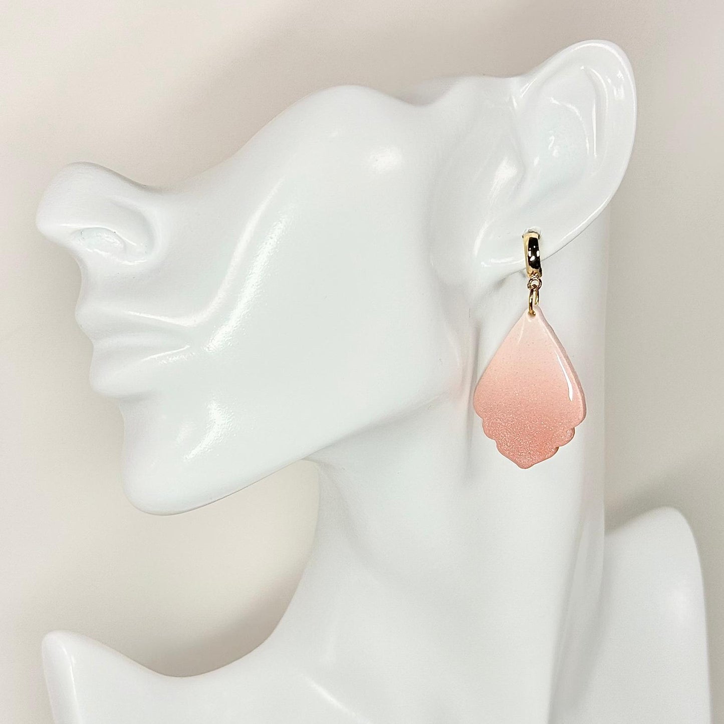 Rose Gold Petal Earrings