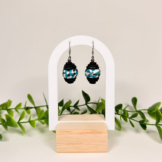 Vibrant Turquoise Mosaic Beaded Set