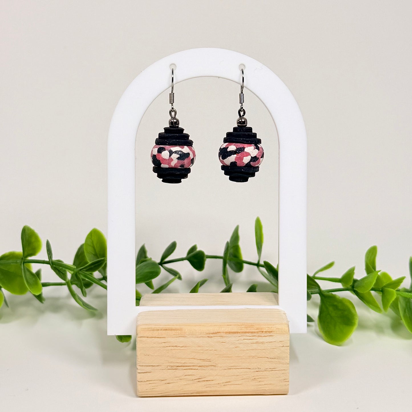 Dusky Rose Mosaic Beaded Set