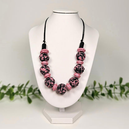 Noir Rose Textured Beads Set
