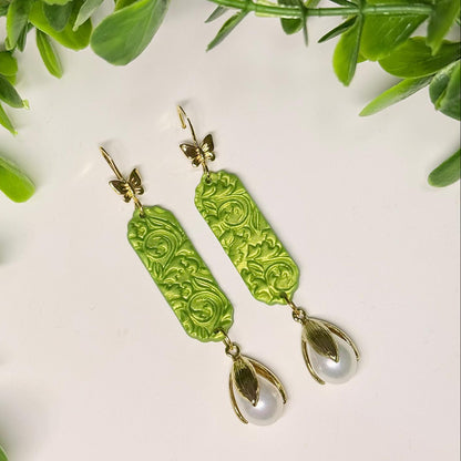 Blooming Pearl Drop Earrings
