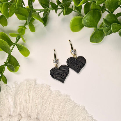 Heart Wave Earrings - 6 Colors!