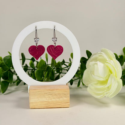 Heart Wave Earrings - 6 Colors!