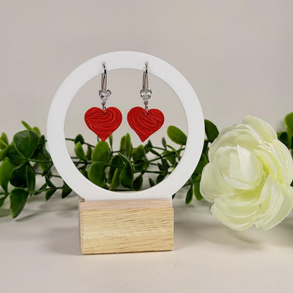 Heart Wave Earrings - 6 Colors!
