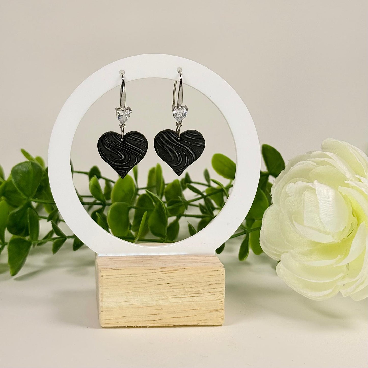 Heart Wave Earrings - 6 Colors!