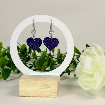 Heart Wave Earrings - 6 Colors!