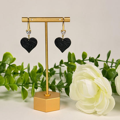 Heart Wave Earrings - 6 Colors!