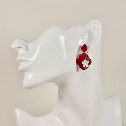 Christmas Eve Floral Earrings