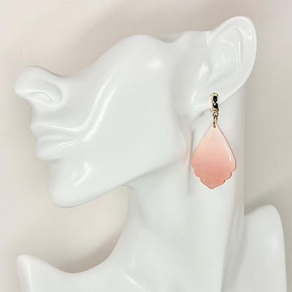 Rose Gold Petal Earrings