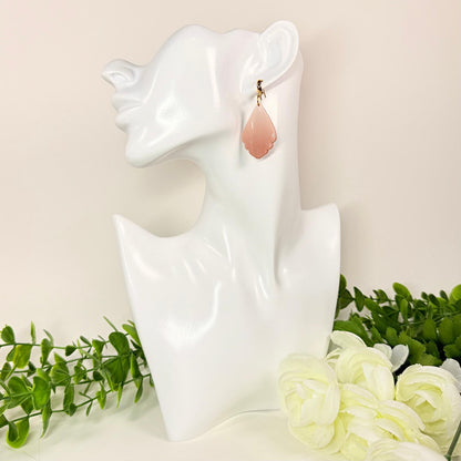 Rose Gold Petal Earrings