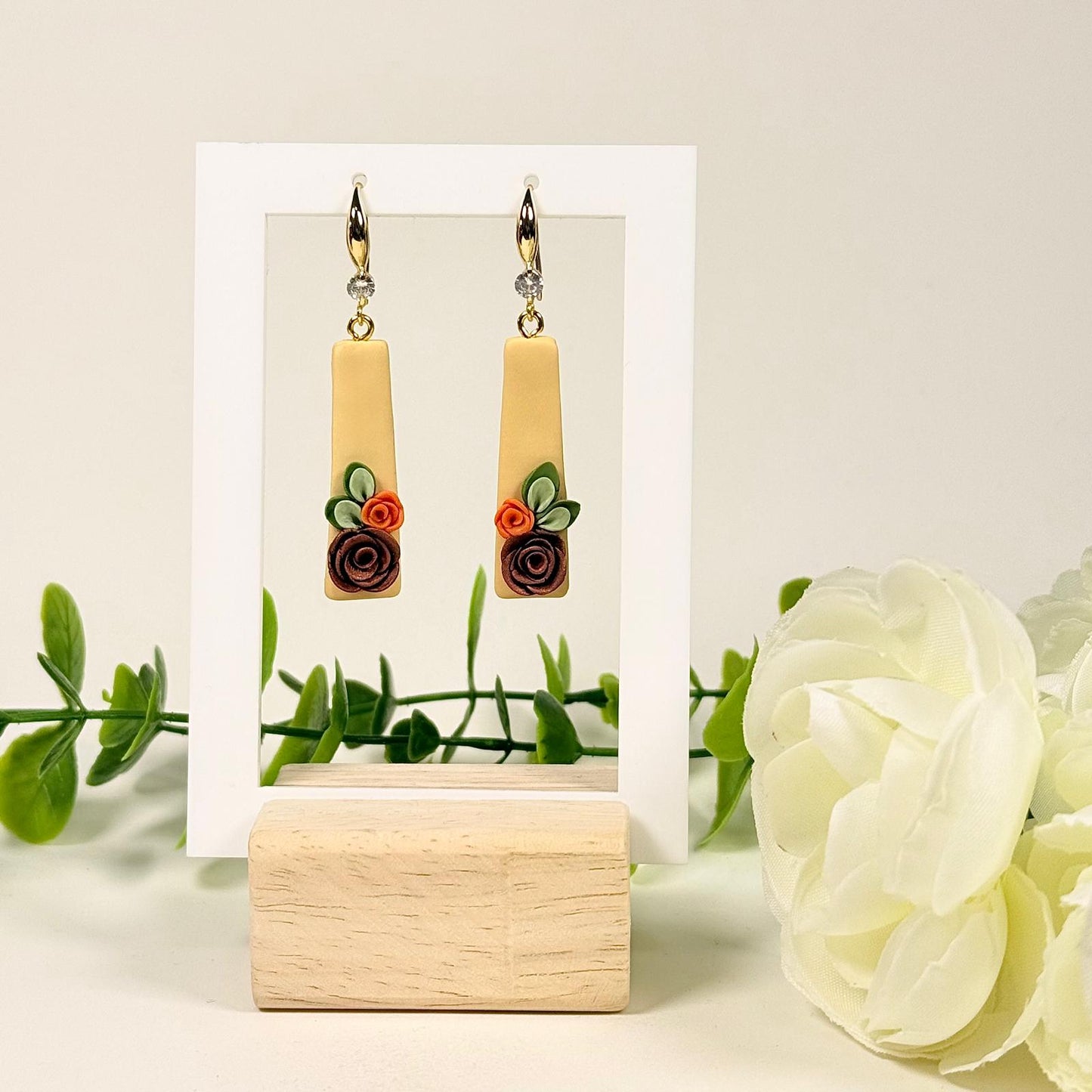 Wild Rosette Earrings