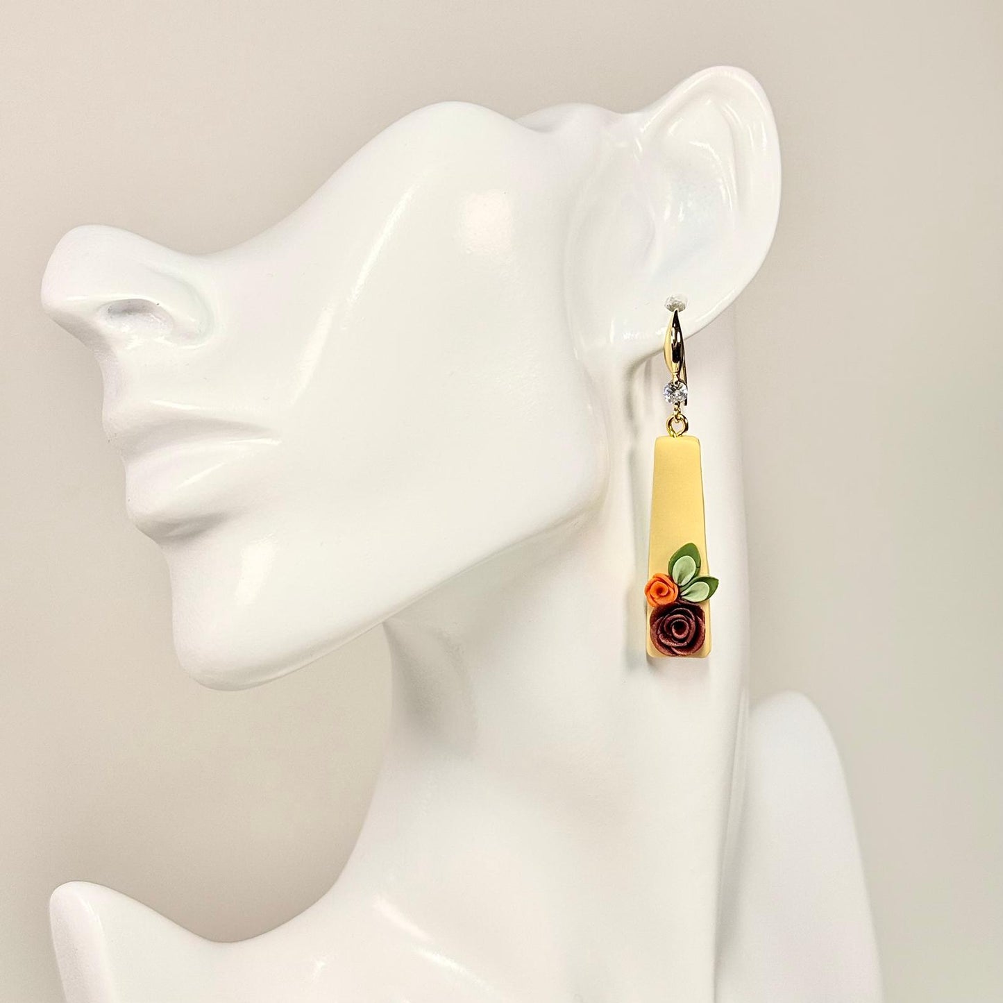 Wild Rosette Earrings