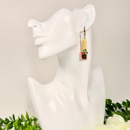 Wild Rosette Earrings